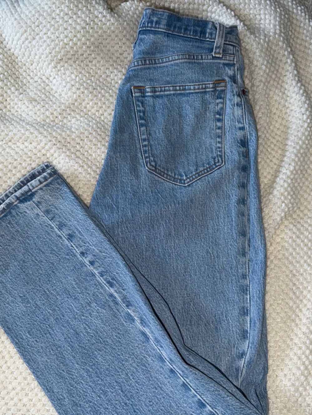 Abercrombie & Fitch 90s style curve love Straight Leg Jeans